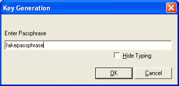 Key generation wizard i WinPT