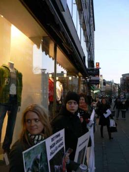Protest vid Marty