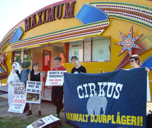 Demonstration vid Cirkus Maximum