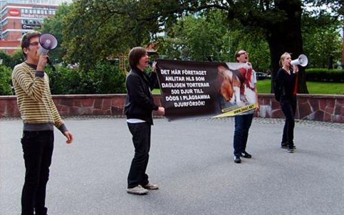 Protester mot HLS