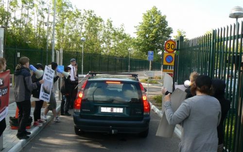 Protester mot Astra Zeneca och Teva