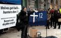 Hundratals i protest mot vargjakten