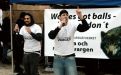 Hundratals i protest mot vargjakten