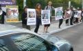 Protester mot Astra Zeneca och Teva